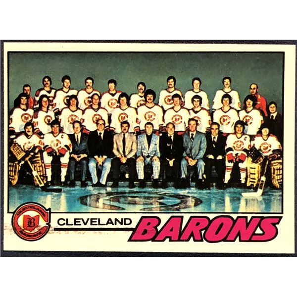 1977-78 TOPPS CLEVELAND BARONS
