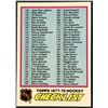 Image 1 : 1977-78 TOPPS CHECKLIST