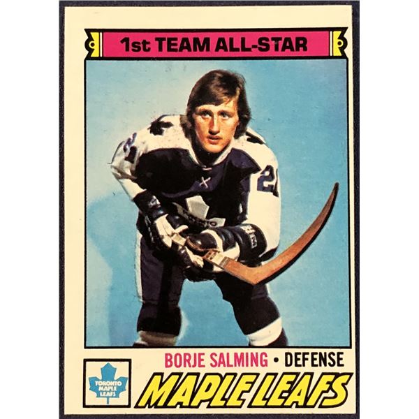 1977-78 TOPPS BORJE SALMING (HOF)