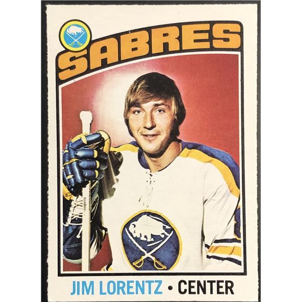 1976-77 O-PEE-CHEE JIM LORENTZ