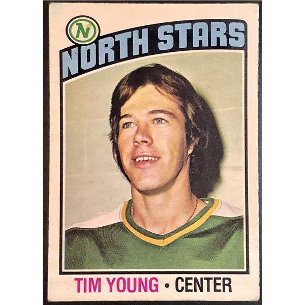 1976-77 NHL O-PEE-CHEE TIM YOUNG ROOKIE CARD