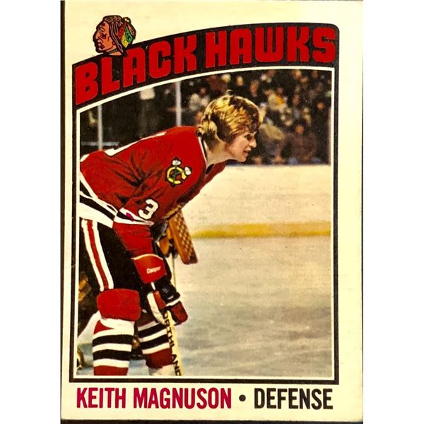 1976-77 NHL O-PEE-CHEE KEITH MAGNUSON
