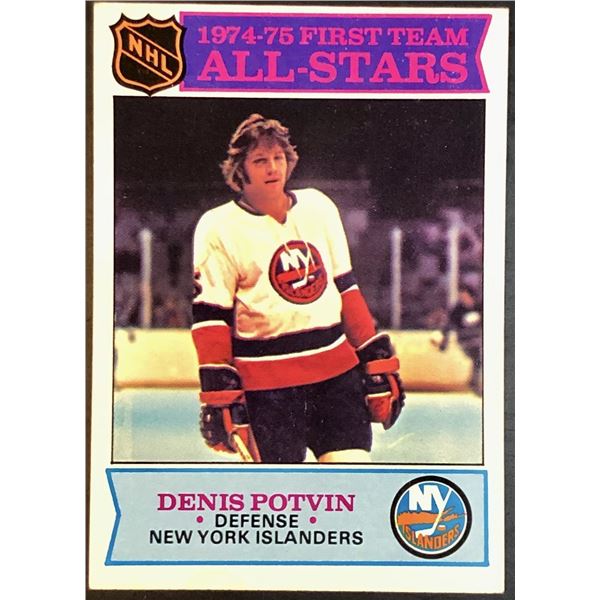 1975-76 NHL TOPPS DENIS POTVIN (HOF)