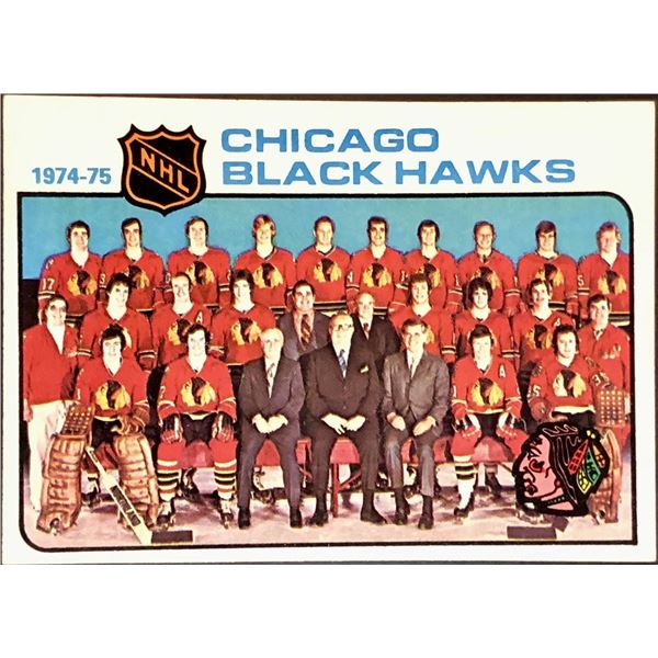1975-76 NHL TOPPS CHICAGO BLACK HAWKS