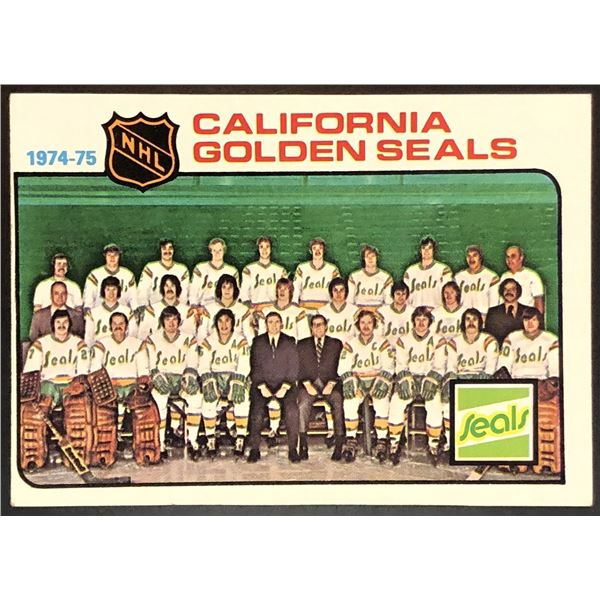 1975-76 NHL TOPPS CALIFORNIA GOLDEN SEALS