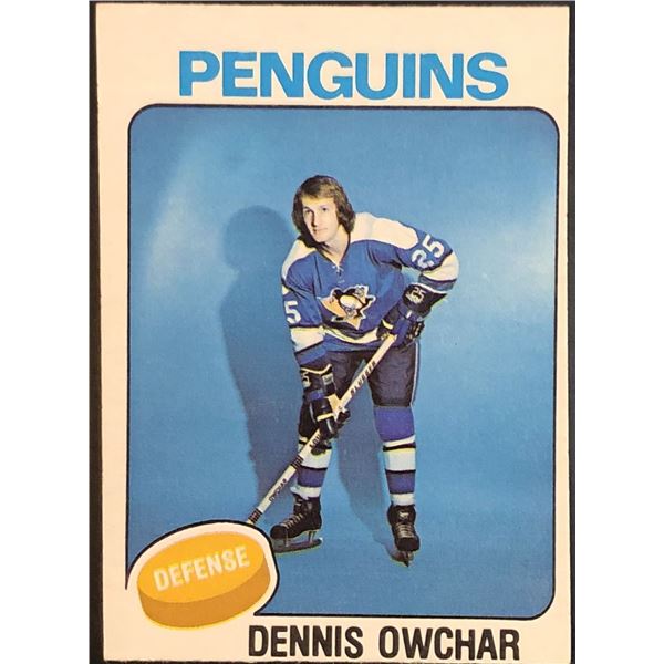 1975-76 NHL O-PEE-CHEE DENNIS OWCHAR ROOKIE CARD