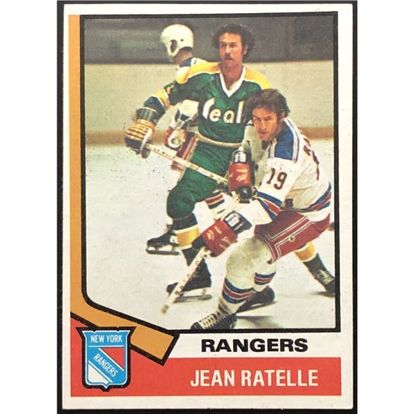 1974-75 TOPPS JEAN RATELLE (HOF)