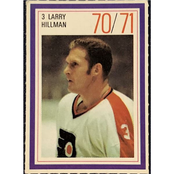 1970-71 ESSO NHL LARRY HILLMAN