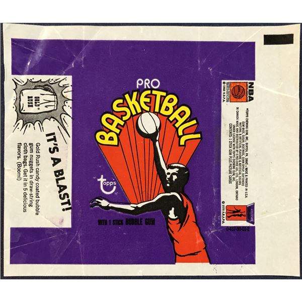 1972-73 TOPPS NBA WRAPPER