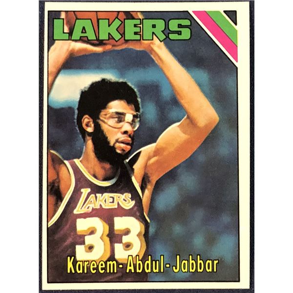 1975-76 TOPPS KAREEM ABDUL-JABBAR (HOF)