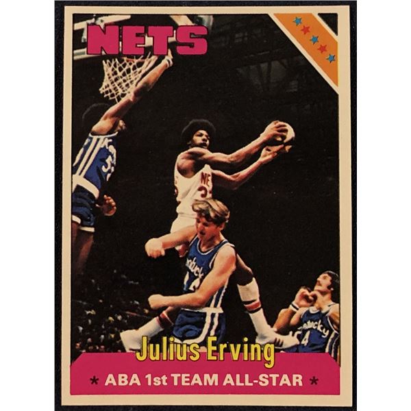 1975-76 TOPPS JULIUS ERVING (HOF)