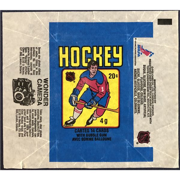 1979-80 O-PEE-CHEE NHL WRAPPER - GRETZKY ROOKIE YEAR