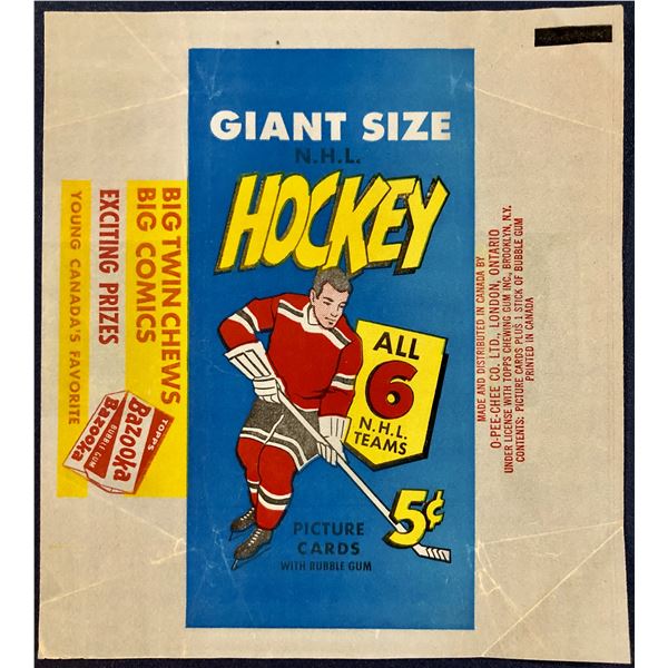 1964-65 O-PEE-CHEE NHL WRAPPER