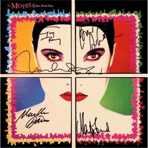 The Motels signed All Four One signed album