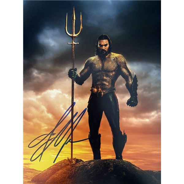 Aquaman Jason Momoa signed photo
