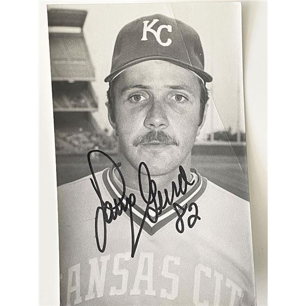 Kansas City Royals Larry Gura signed photo