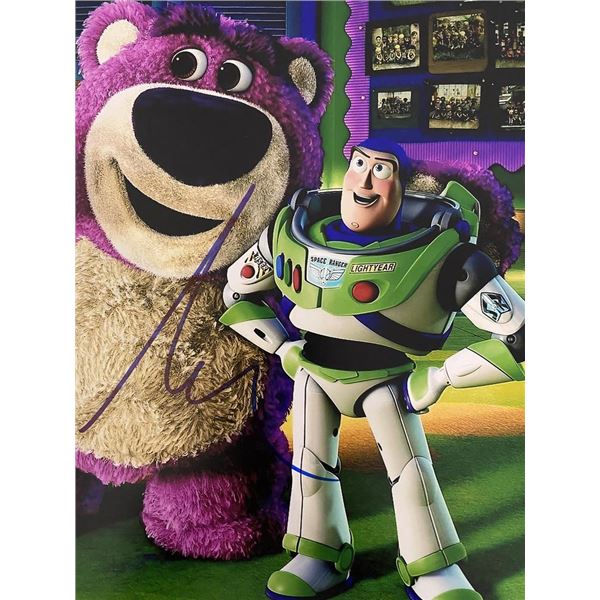 Toy Story Tim Allen signed Buzz Lightyear movie photo
