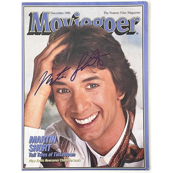 Three Amigos Martin Short signed Moviegoer Magazine