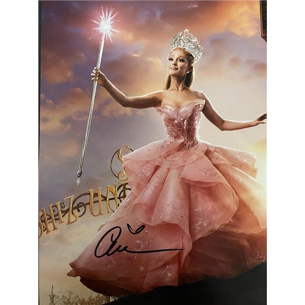 Ariana Grande Wicked signed movie photo