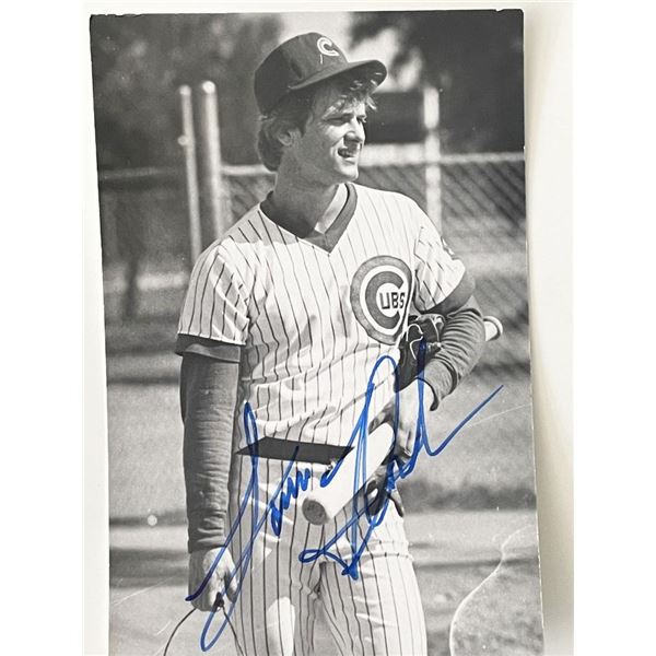 Chicago Cubs Scott Fletcher signed photo
