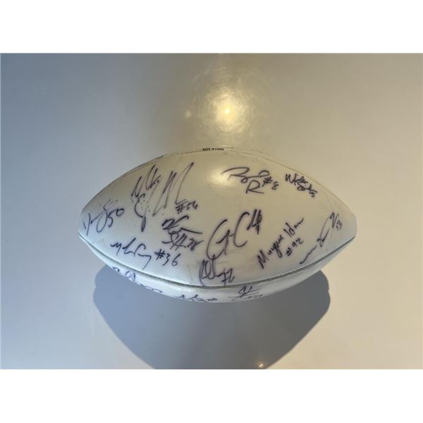 2004-2006 Chargers team signed football. GFA authenticated