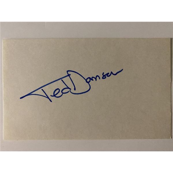 Cheers Ted Danson signature cut. GFA Authenticated