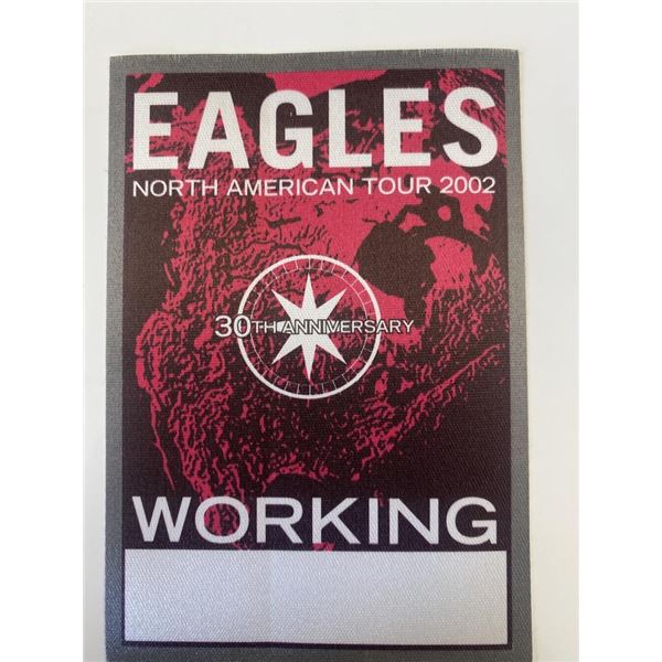 Eagles concert backstage pass