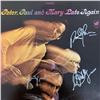 Image 1 : Peter, Paul and Mary Late Again signed album. GFA Authenticated