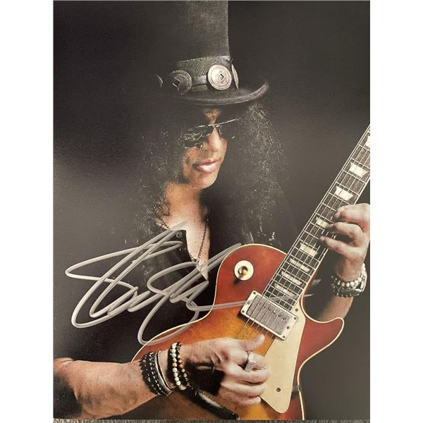 Guns N Roses Slash signed photo