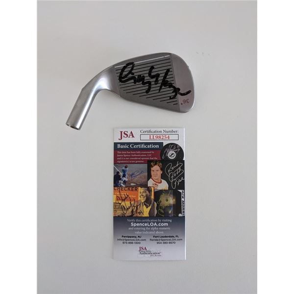 Caddyshack Cindy Morgan signed iron golf head-JSA