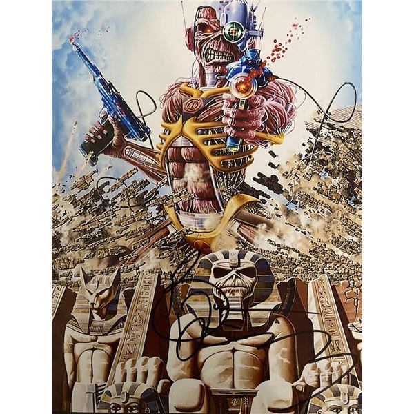 Iron Maiden Bruce Dickinson signed photo