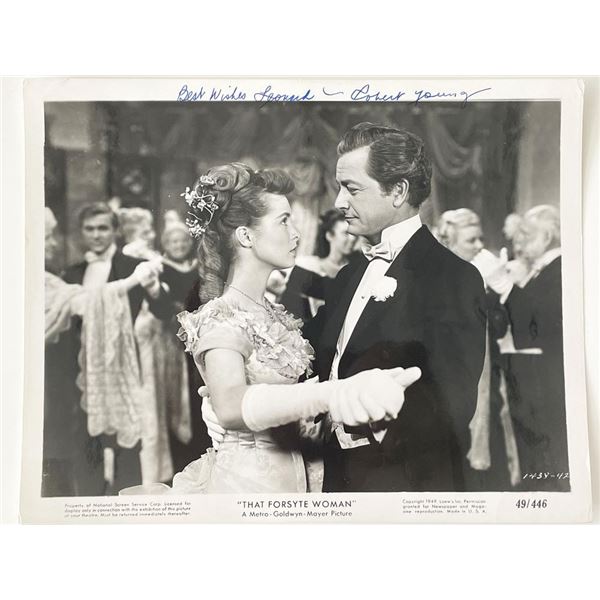 Robert Young signed movie photo