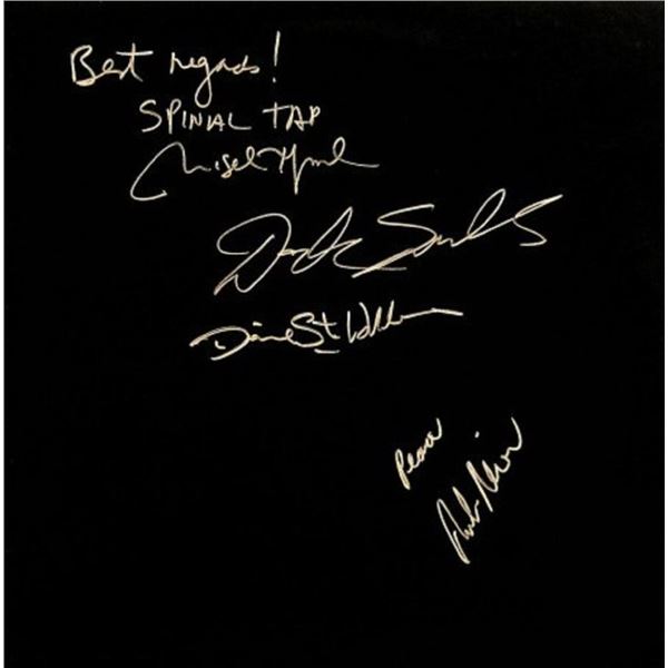 Spinal Tap signed "This is Spinal Tap" soundtrack GFA authenticated