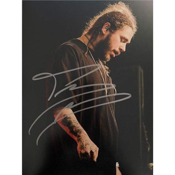 Post Malone signed photo