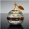 Image 1 : Swarovski Crystal Apple Photo Box with Gold Trim