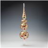 Image 1 : Christopher Radko Milano Glass Finial Tree Topper, Emperor's Pet