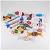 Image 2 : 21pc Murano-Style Art Glass Assorted Candy Figurines