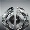 Image 1 : 2pc Rosenthal Crystal Diamond Paperweights