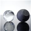 Image 4 : 2pc Art Glass Paperweights, Earth Globes
