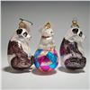 Image 2 : 3pc Christopher Radko Ornaments, Bears and Kitty Cares