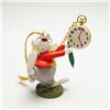 Image 1 : Walt Disney Figurine Ornament, White Rabbit No Time to Say Hello-Goodbye!