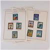 Image 3 : 8pc Disney Stamp Album Pages Souvenir Sheets