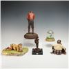 Image 2 : 4pc Golfer Figurines and Newspaper Boy Trophy