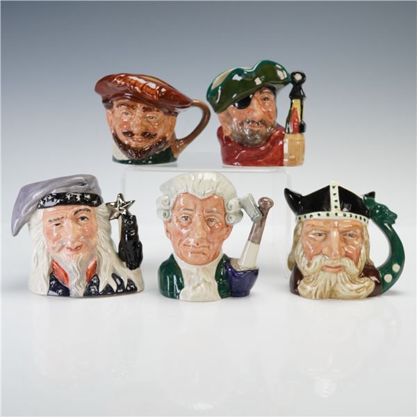 5pc Royal Doulton Small Character Jugs