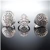 Image 1 : 3pc Ornate Sterling Silver Rings