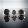 Image 5 : 3pc Ornate Sterling Silver Rings