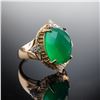 Image 5 : 3pc Sterling Silver Ring Set with Green & Clear Stones