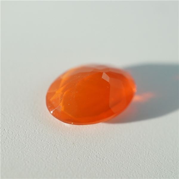 0.30 CT Mexican Fire Opal Oval Cut Gemstone