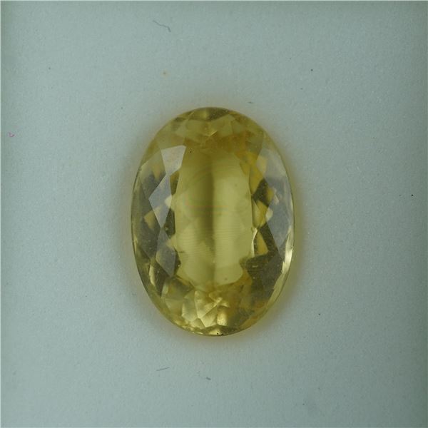 6.00 CT Golden Beryl Oval Cut Gemstone