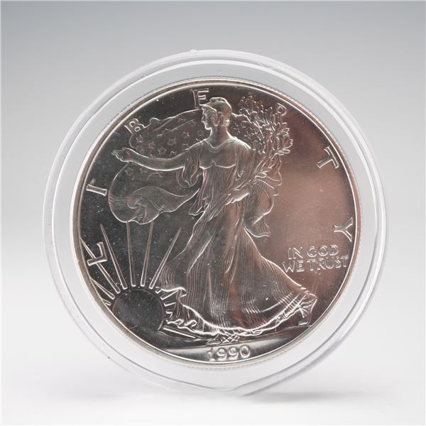 1990 American Silver Eagle 1 Dollar Coin